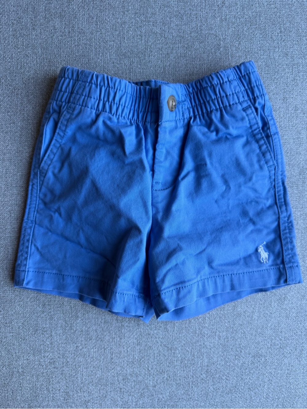 Polo by Ralph Lauren Bright Blue Cotton Chino Shorts